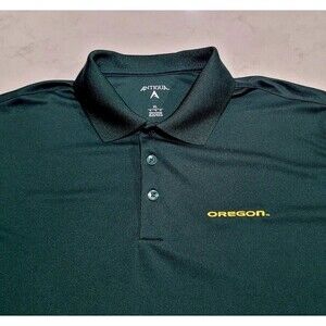 Antigua OREGON DUCKS Short Sleeve Golf Polo XL NCAA NWoT  Dark Green